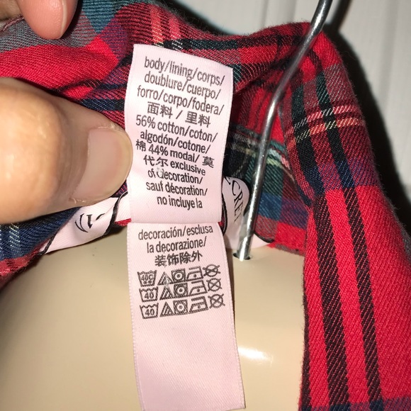 Victoria’s Secret L Plaid Button Down Top - Picture 6 of 7